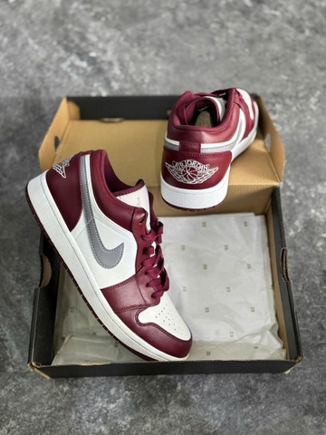 (Chính Hãng) Giày Jordan 1 Low Cherrywood Red 553558-615