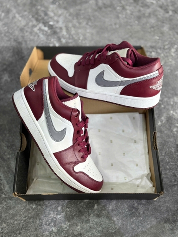 (Chính Hãng) Giày Jordan 1 Low Cherrywood Red 553558-615