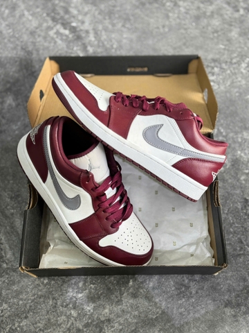 (Chính Hãng) Giày Jordan 1 Low Cherrywood Red 553558-615