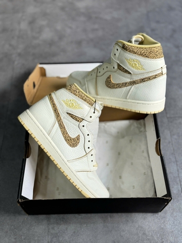 ( Chính Hãng ) Giày Nike Air Jordan 1 Retro High Vibrations Of Naija ‘Beige’ FD8631-100