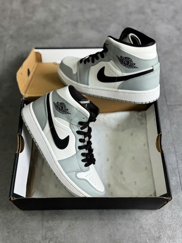 ( Chính Hãng ) Giày Nike Air Jordan 1 Mid ‘Smoke Grey’ 554724-092
