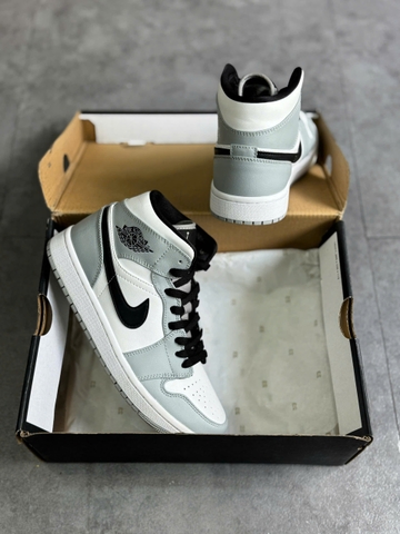 ( Chính Hãng ) Giày Nike Air Jordan 1 Mid ‘Smoke Grey’ 554724-092