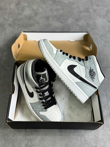 ( Chính Hãng ) Giày Nike Air Jordan 1 Mid ‘Smoke Grey’ 554724-092