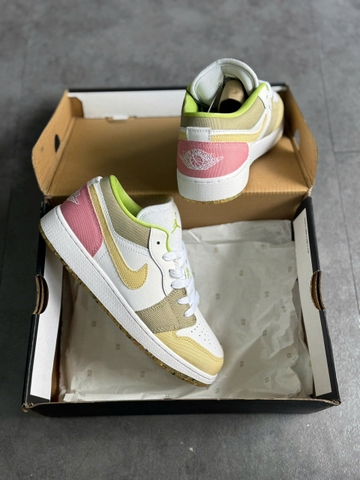 (Chính Hãng) Giày Nike Air Jordan 1 Low GS ‘Mutcolor’ DJ0341-100