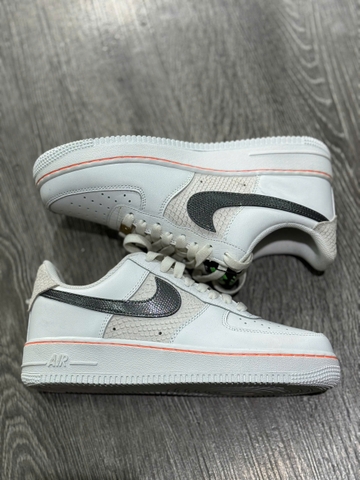 (Chính Hãng) Giày Nike Air Force 1 Low Snakeskin 'White Gray' FN8892