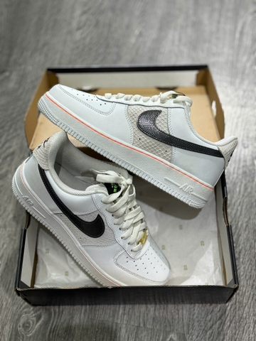 (Chính Hãng) Giày Nike Air Force 1 Low Snakeskin 'White Gray' FN8892