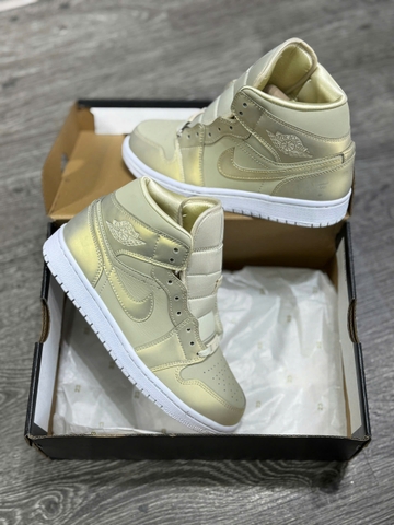 ( Chính Hãng )Giày Air Jordan 1 Mid 'Lemon Yellow' CK6587-200