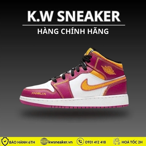 ( Chính hãng ) Giày Jordan 1 Mid DOD Day of The Dead DC0500 100