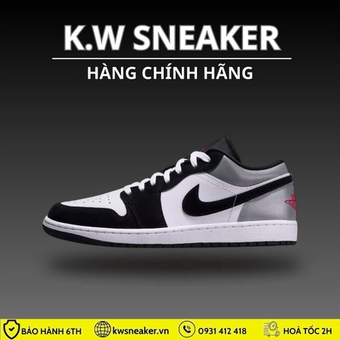 (Chính Hãng) Giày Nike Air Jordan 1 Low SE ‘White Fire Red Black Silver’ HF3148-106