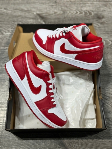 (Chính Hãng) Giày Nike Air Jordan 1 Low 'Gym Red White' 553558-611