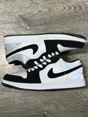 (Chính Hãng) Giày Nike Air Jordan 1 Low SE ‘White Fire Red Black Silver’ HF3148-106