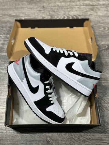 (Chính Hãng) Giày Nike Air Jordan 1 Low SE ‘White Fire Red Black Silver’ HF3148-106