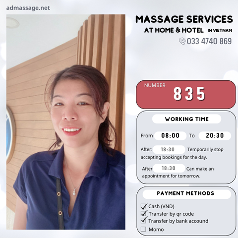 NUMBER 835: MASSAGE AT HOME HO CHI MINH VIETNAM