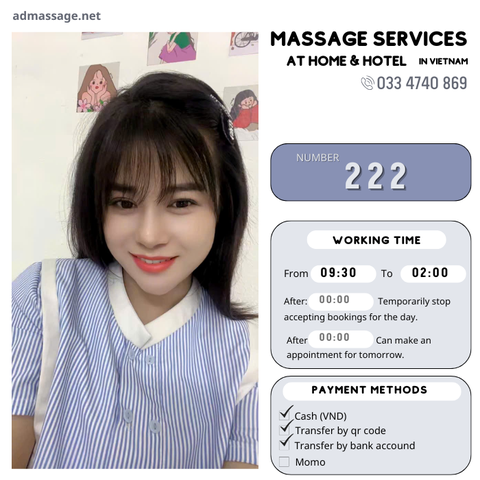NUMBER 222: MASSAGE AT HOME HA NOI VIETNAM