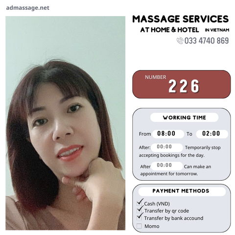 NUMBER 226: MASSAGE AT HOME HA NOI VIETNAM
