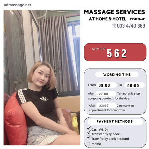 Number 562: MASSAGE SERVICES AT HOME AND HOTEL IN DA NANG (VIETNAM)