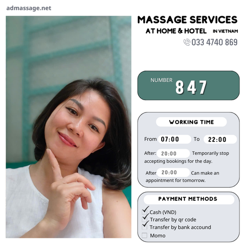 NUMBER 847: MASSAGE AT HOME HO CHI MINH VIETNAM