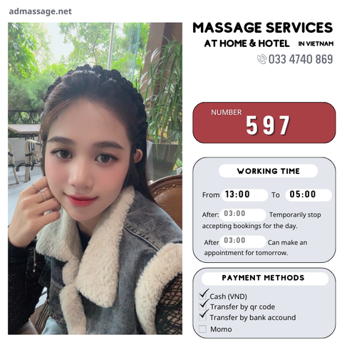 Number 597: MASSAGE SERVICES AT HOME AND HOTEL IN DA NANG (VIETNAM)