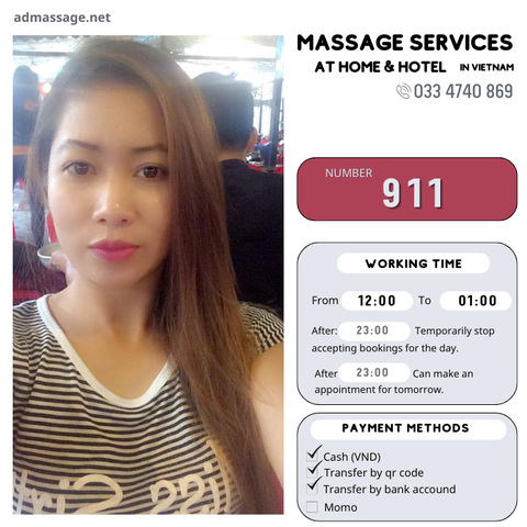 Number 911: MASSAGE SERVICES AT HOME AND HOTEL IN HO CHI MINH CITY