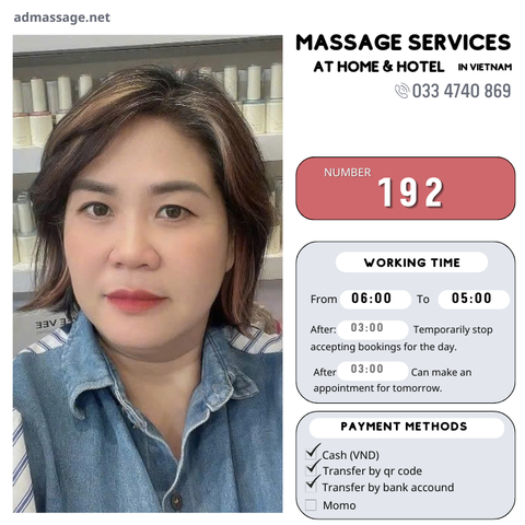 NUMBER 192: MASSAGE AT HOME HA NOI VIETNAM