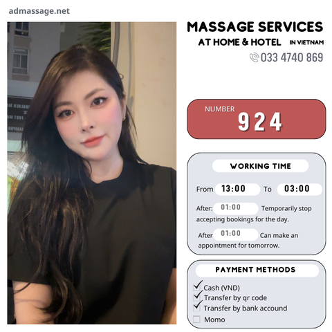 Number 924: MASSAGE SERVICES AT HOME AND HOTEL IN HO CHI MINH CITY