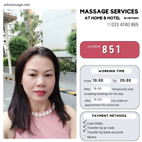 NUMBER 851: MASSAGE AT HOME HO CHI MINH VIETNAM