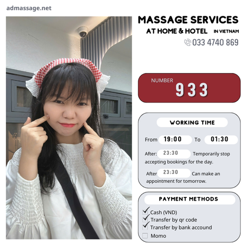Number 933: MASSAGE SERVICES AT HOME AND HOTEL IN HO CHI MINH CITY
