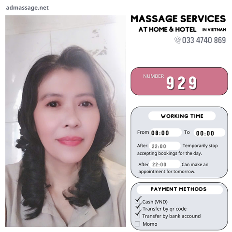 NUMBER 929: MASSAGE AT HOME HO CHI MINH VIETNAM