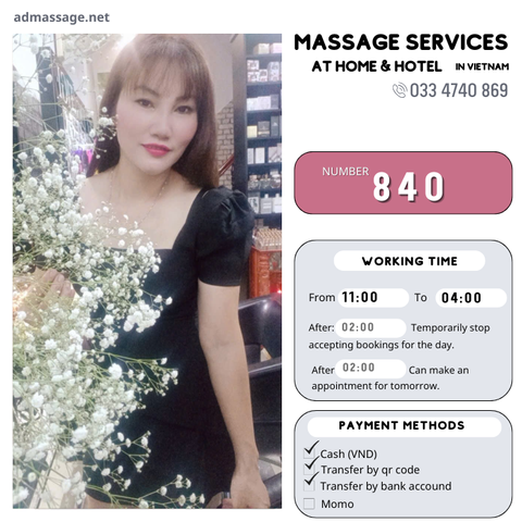 NUMBER 840: MASSAGE AT HOME HO CHI MINH VIETNAM