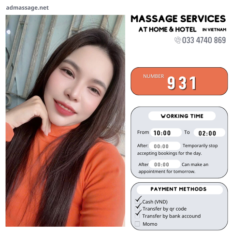Number 931: MASSAGE SERVICES AT HOME AND HOTEL IN HO CHI MINH CITY