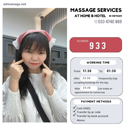Number 933: MASSAGE SERVICES AT HOME AND HOTEL IN HO CHI MINH CITY