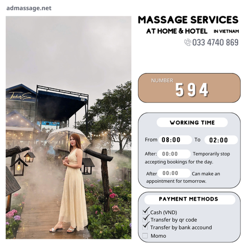 Number 594: MASSAGE SERVICES AT HOME AND HOTEL IN DA NANG (VIETNAM)