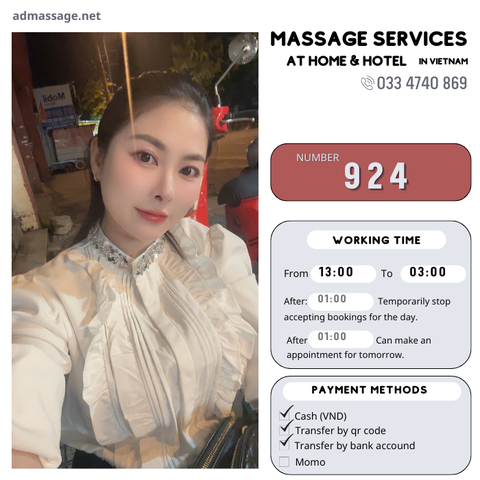 Number 924: MASSAGE SERVICES AT HOME AND HOTEL IN HO CHI MINH CITY