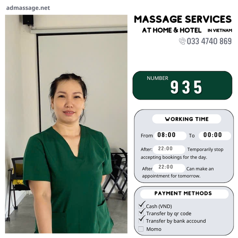 NUMBER 935: MASSAGE AT HOME HO CHI MINH VIETNAM