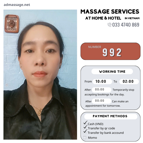 NUMBER 992: MASSAGE AT HOME HO CHI MINH VIETNAM