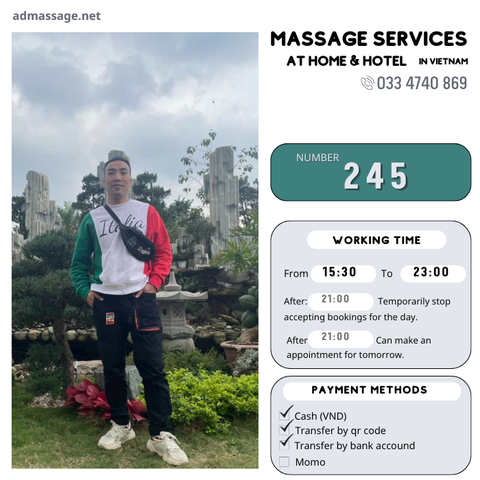 NUMBER 245: MASSAGE AT HOME HA NOI VIETNAM