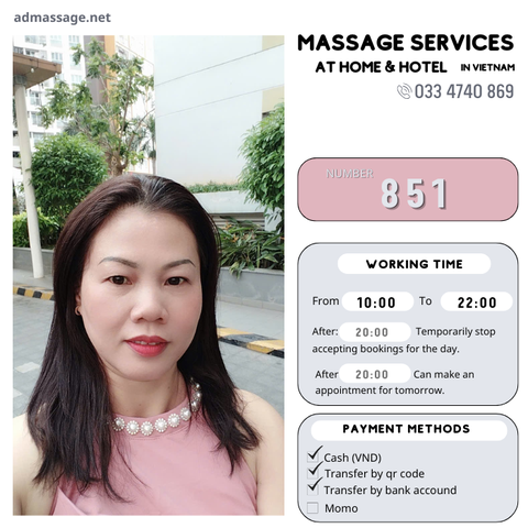 NUMBER 851: MASSAGE AT HOME HO CHI MINH VIETNAM