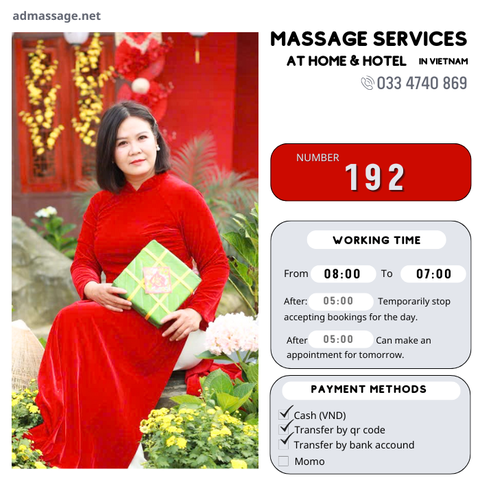 NUMBER 192: MASSAGE AT HOME HA NOI VIETNAM
