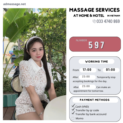 Number 597: MASSAGE SERVICES AT HOME AND HOTEL IN DA NANG (VIETNAM)