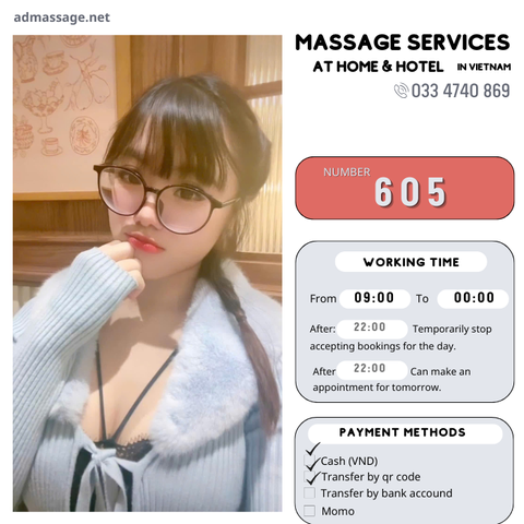 Number 605: MASSAGE SERVICES AT HOME AND HOTEL IN DA NANG (VIETNAM)