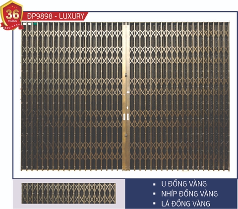 ĐP9898 LUXURY - U ĐỒNG VÀNG - NHÍP ĐỒNG VÀNG - LÁ ĐỒNG VÀNG