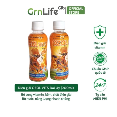 OzolVits Đại Uy - Bù điện giải ( Chai 200ml)