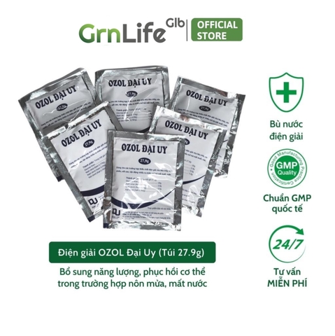 OZEROL trắng Đại Uy (27,9g) - Bột bù nước và điện giải