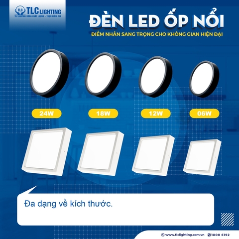 ĐÈN LED ỐP TRẦN