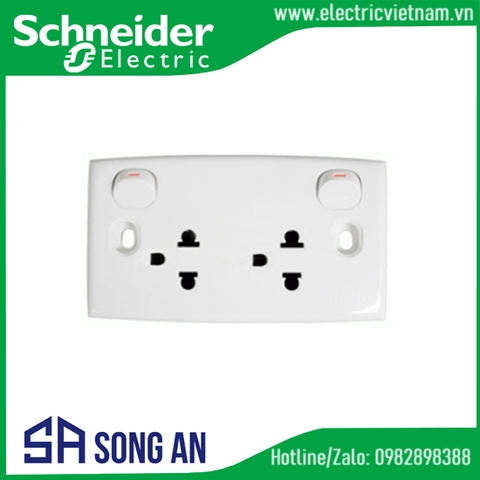 Bộ ổ cắm đôi 3 chấu 16A và có công tắc