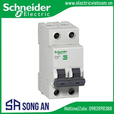 Easy9 MCB 2P 4.5kA 230V