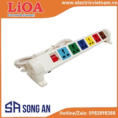 Loại đa năng xoay 6 ổ xoay 3300W MAX 16A-250V
