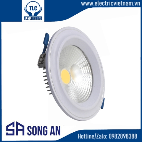 LED Downlight COB Plast 7W- Ba màu