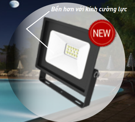 Đèn pha led ngoài trời 30W