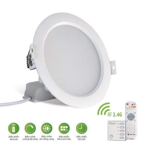 Đèn LED âm trần Downlight 110/9W - Remote